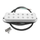 thumbnail image 5 of Pastilla de guitarra, bobina única, rieles dobles, accesorio de pastilla, pieza de guitarra eléctrica de Metal, repuesto para práctica y actuación en Blanco, 5 of 5