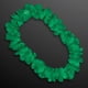 thumbnail image 2 of Collar Lei hawaiano satinado verde parpadeante con flores tropicales, 2 of 4