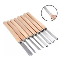 Genérica - Set De 8 Gubias Cinceles Para Torno De Madera, Carpintería