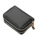 thumbnail image 1 of Tarjetero con cremallera para hombre y mujer, con bloqueo RFID, llavero, tamaño compacto., 1 of 6