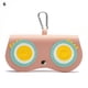 thumbnail image 1 of Women's Eyeglass Case Snap Closure Design Prevent Scratch Leather Sunglasses Carry Case for Home Travel, 1 of 3