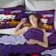 thumbnail image 5 of Halloween Hello_Kitty_ Quilt Set FullSoft Lightweight Quilts Quilted Bedspreads3 Pieces Set Queen SizeColorful Cartoon Print All Season 173*218CM, 5 of 5