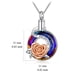 thumbnail image 2 of Collar relicario cenizas o recuerdos rosa love you forever, 2 of 3