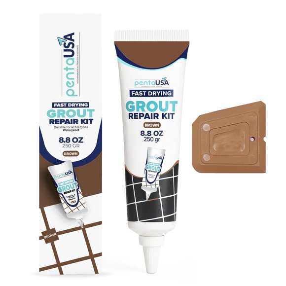 Reparación de lechada para azulejos PENTAUSA 250 g Beige Marrón