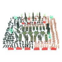 Bothyi - 203 Piezas Figuras De Acción Ejército Hombres Plástico Juguete Soldado Juego Juego De Simulación