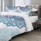 thumbnail image 3 of Purple Mandala Bedding Set Boho Duvet Cover Set 3 Piece Bohemian Comforter Cover with 2 Pillowcases, 3 of 5