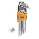 thumbnail image 3 of Set 9 Piezas Llaves Torx Llaves De Apriete T10 - T50 Ingco Plateado, 3 of 10