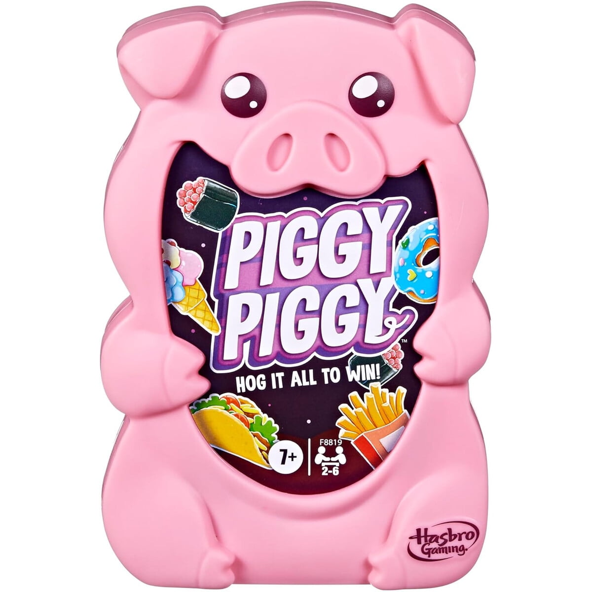Juego De Cartas Hasbro Piggy Piggy Familiar 7+ 2-6 Jugadores