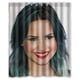 thumbnail image 1 of Cortina de ducha Demi Lovato, juego de cortinas de baño con ganchos, tamaño 60 x 72 pulgadas, 1 of 3