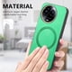 thumbnail image 4 of Magnetic Slim Case for Realme 11 5G with Camera Guard & Anti-Scratch Back Green, 4 of 6