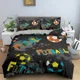 thumbnail image 1 of x1383 Bed SheetsColored Football Soccer Bedding Set Boys Girls Twin Size Duvet Cover Pillowcase Bed Kids Adult Fashion Home Textileextile 3-Piece Bedding Set (1 Duvet Cover + 2 Pillow Shams) nj1383, 1 of 5