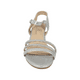 thumbnail image 2 of SANDALIAS DE FIESTA BONNY FRANCO PLATA MUJER 406-0018 - Talla 40, 2 of 6