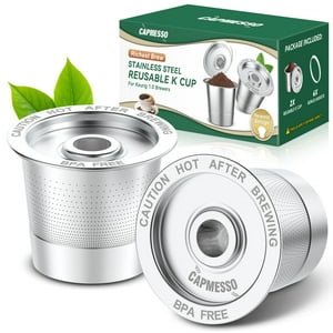 Cápsulas De Café Reutilizables K Cups Capmesso Para Keurig 1.0, Paquete De 2