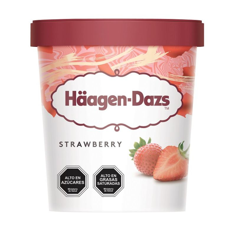 Helado Frutilla Pote 417 cc Haagen-Dazs