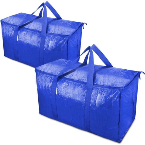 Bolsas de mudanza TICONN extra grandes, 24 galones, impermeables, paquete de 2