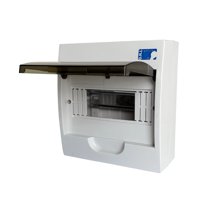 Tablero Eléctrico Sobreponer Drl 8 Modulos Tapa Clara Sec