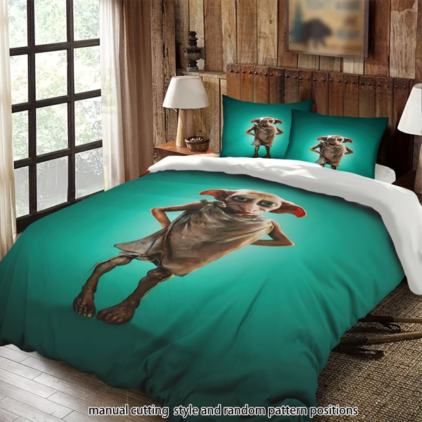 Bedding Fairy Character Green Dress And Background Fantasy Theme All Seasons Machine Washable Includes Pillowcases Suitable for Bedroom Guest Room Dormitory Hol