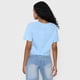thumbnail image 2 of Polera Mujer Fun Manca Corta Crop Celeste Corona, 2 of 5