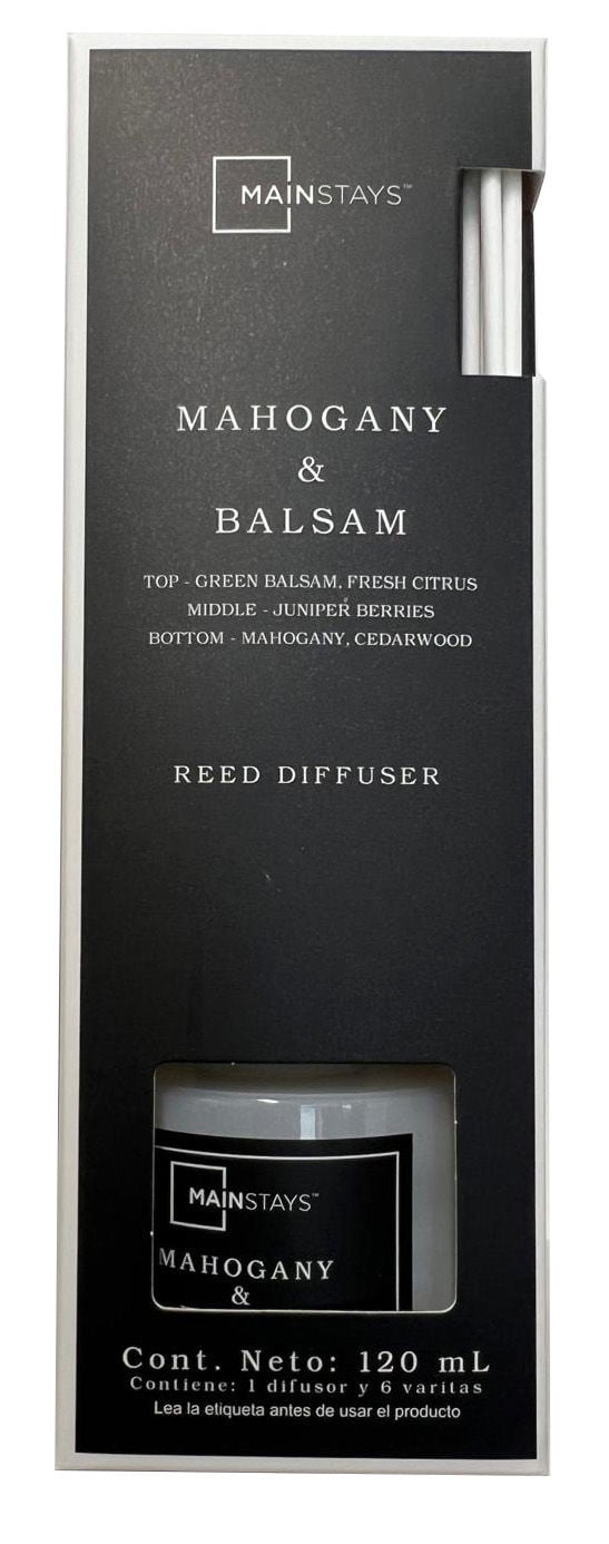 Difusor De Aroma 120 Ml Mahogany Balsam Mainstays