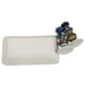 thumbnail image 4 of Juego de candelabros de cerámica Bethlehem Gifts TM con bandeja 20 x 11 cm, 4 of 4