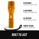 thumbnail image 2 of Linterna táctica LED GORILLA GRIP 2 unidades color oro con zoom, 2 of 9
