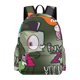 thumbnail image 1 of Invasor Zim-theme Backpack, Campus style schoolbag Bookbag with Adjustable Shoulder Straps And Large Zip Compartment, Unisex Travel Bags.42x30x15cm, 1 of 6