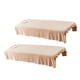 thumbnail image 3 of 2pcs Cubierta De Sábana De Cama De Masaje De Terciopelo De Cristal Suave Con Agujero 31x75 Pulgadas Camello, 3 of 5