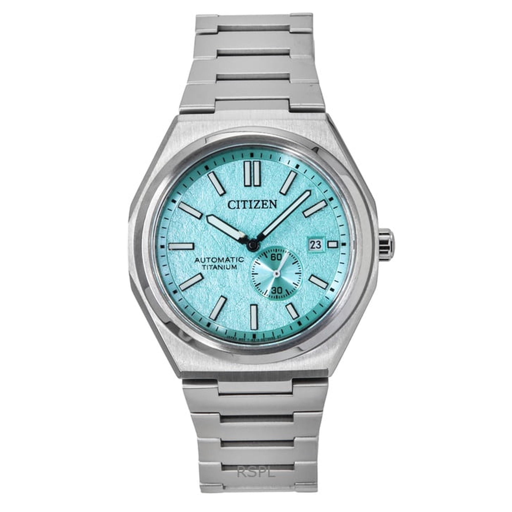 Reloj Mecánico Automático Citizen Zenshin Celeste 40.5 Mm Hombre