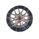 thumbnail image 1 of Juego de Llantas 15x8 4x100/4x114.3 Et20 black machined H2371, 1 of 1