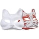 thumbnail image 5 of máscaras de gato DIY de papel blanco, máscara de rostro pintada a mano en blanco para disfraz de mascarada de Halloween, accesorio de cosplay, 5 of 7