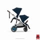 thumbnail image 4 of Segundo asiento Cybex eGazelle Ocean Blue para cochecito doble, 4 of 8