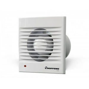 Extractor De Aire Pared/Techo 4 Pulg 13W 130 M3/Hr Hoffens Blanco 15X9X15