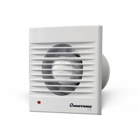 Extractor De Aire Pared/Techo 4 Pulg 13W 130 M3/Hr Hoffens Blanco 15X9X15