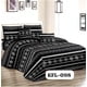 thumbnail image 1 of Cubrecama Quilt Verano 1.5 Plazas - Negro Blanco Lineas Kfl098, 1 of 1