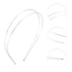 thumbnail image 3 of REGALWOVEN 1 Pc Diademas Simples de Doble Fila para Mujeres Tono Plateado, 3 of 6