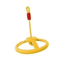 Ioensy - Rueda De Obstáculos Oscilante Para Niños Jugando Al Aire Libre Para Patio Trasero Interior Exterior Amarillo