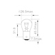 thumbnail image 3 of Kit Ampolletas Bosch P21W Pure Light 12V, 3 of 3
