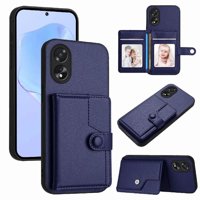Foxdock Funda Para Oppo A38 4G Con Bloqueo Rfid - Diseño Elegante Con Cierre De Botón