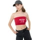 thumbnail image 1 of Peto Mujer Strapless Lettering Rojo Corona, 1 of 5
