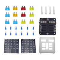 Ioensy - Bloque De Fusibles De Cuchilla Genérico Caja De Fusibles A Prueba De Polvo Para Remolque Barco Automotriz