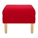 thumbnail image 1 of Pouf Sky 1c Felpa 05 Rojo, 1 of 3