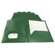 thumbnail image 3 of Folders escolares de polipropileno School Smart de 2 bolsillos, verdes, paquete de 25, 3 of 9
