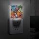 thumbnail image 4 of Bakugan Luz nocturna LED con sensor de anochecer a amanecer para dormitorio, baño, pasillo, escaleras - Lámpara LED nocturna de enchufe, 0.5W - 1 pieza, 4 of 6