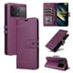 thumbnail image 1 of Premium Wallet Case for Xiaomi Poco F6 Pro 5G with Card Slots & Kickstand, Flip Cover Purple, 1 of 6