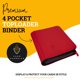 thumbnail image 2 of Carpeta Card Guardian de 4 Bolsillos Premium con Cremallera Roja, 2 of 8