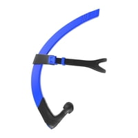 Magideal - Tubo De Respiración Frontal Para Natación, Buceo, Snorkel, Deportes Acuáticos Húmedos, Semisecos, Diseño Ergonómico, Equipo De Snorkel Para Natación P Azul