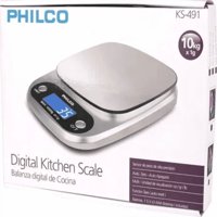 Genérico - Balanza Digital Philco Ks491 Cocina 10Kg Color Plateado