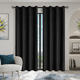 thumbnail image 2 of 2 Paños Cortinas Belug Engomada Tela Fresca Negra 220x132 cm, 2 of 5