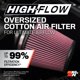thumbnail image 4 of K&N Sistema de Admisión de Aire Frío: Filtro de Aire de Alto Flujo, Aumenta el Rendimiento y la Potencia – Compatible con MINI Cooper S 2007-2010, 69-2004TTK, 4 of 9