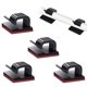 thumbnail image 1 of Abrazaderas para cables SOULWIT 50 unidades autoadhesivas negras, 1 of 9